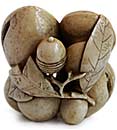 Cluster of Nuts Netsuke Signed Ippo