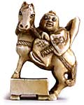 Oguri Hangwan Netsuke