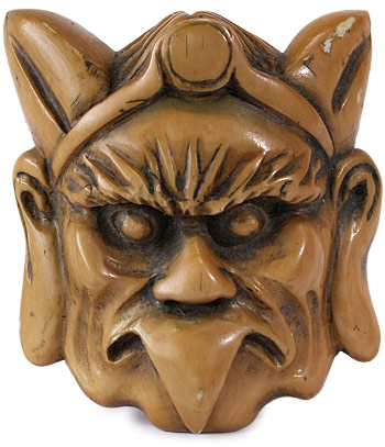 Raiden Mask Netsuke