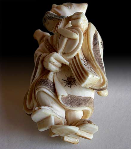 Oni Priest Netsuke bottom