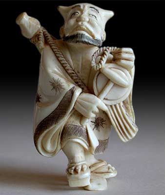 Oni Priest Netsuke front
