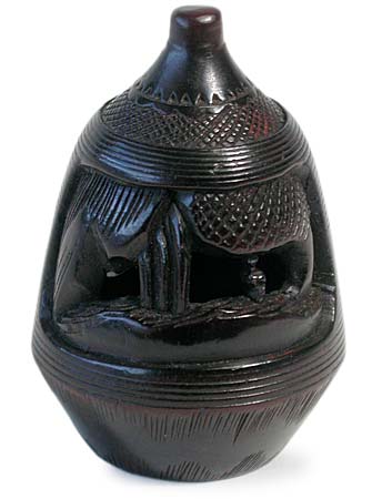 Pavilian Buffalo Horn Netsuke