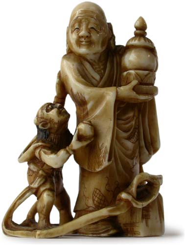 Rakan Oni Netsuke 