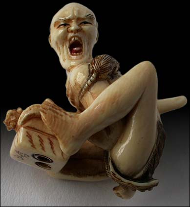 Rat Catcher Netsuke