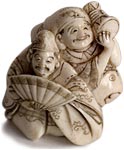 Two Actors Netsuke