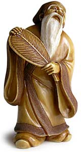 Sennin Taoist Netsuke