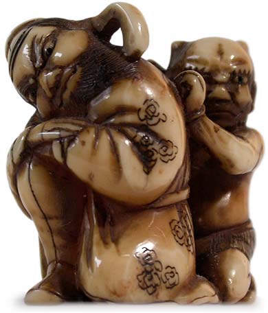 Shoki Oni Netsuke