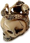 Skeleton Snake Netsuke