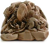 Snake Pit Netsuke
