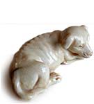 Tomoichi Dog Netsuke