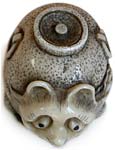 Tenuki Kettle Netsuke