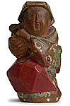 Uji Doll Wood Netsuke