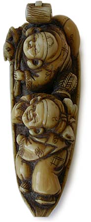 Lucky Boat Netsuke