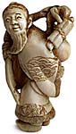 Traveling Sennin Netsuke