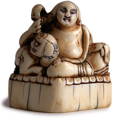 Rakan Seal Netsuke