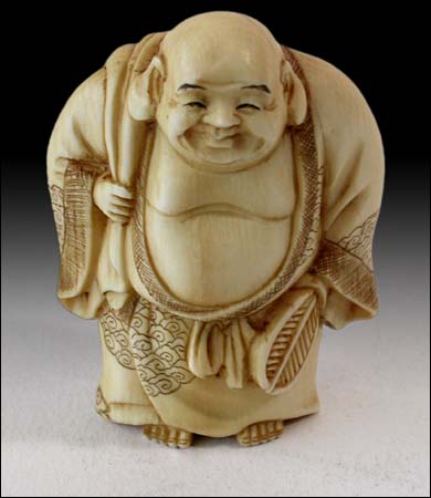Happy Buddha Hotei Netsuke