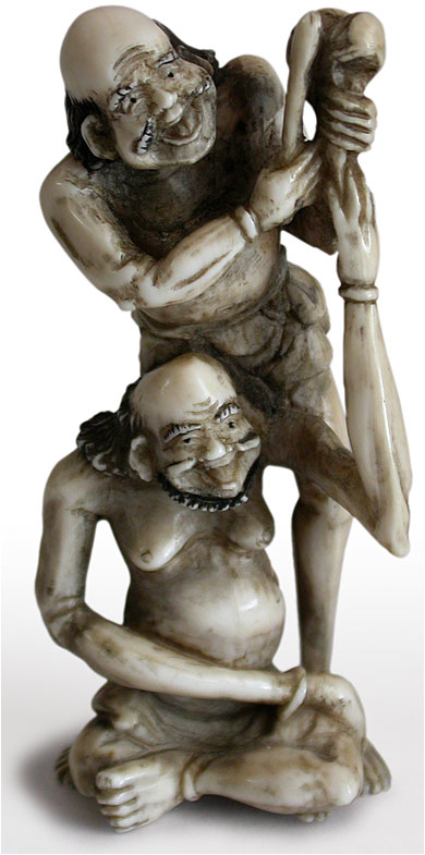 ashinaga tenaga netsuke