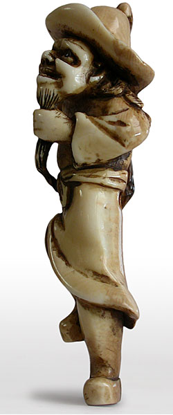Mongol Invader Netsuke lt