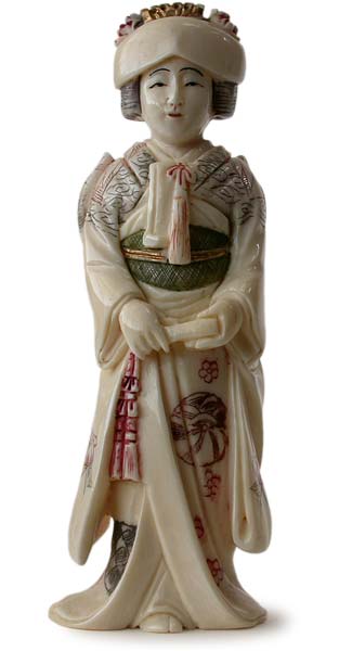 Young Bride Okimono