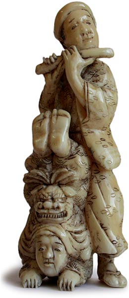 Shishi Netsuke