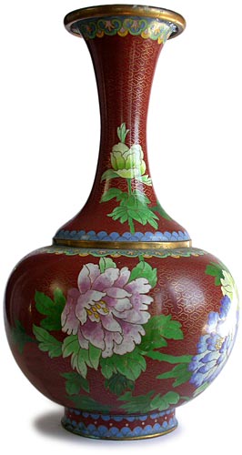 chinese cloisonne vase