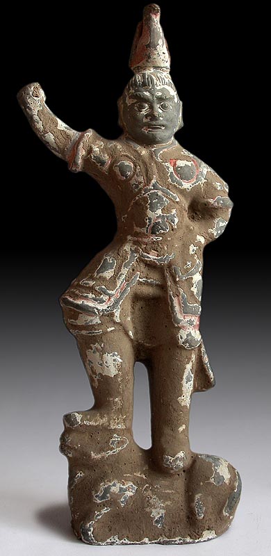 Chinese Terra Cotta Guardian Dharmapala