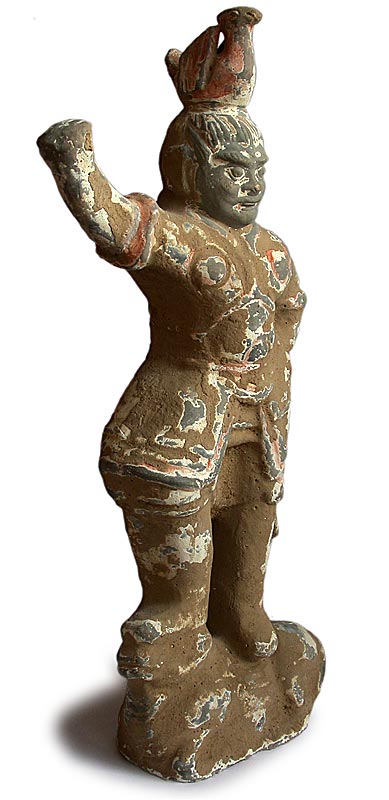 Chinese Terra Cotta Guardian Dharmapala