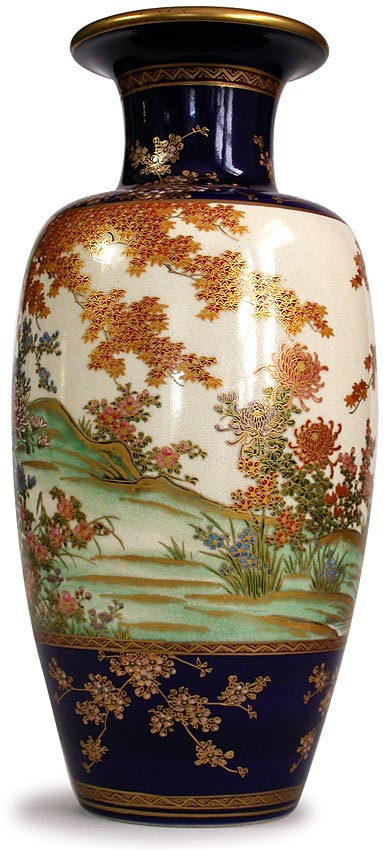 Fuzan Satsuma Vase