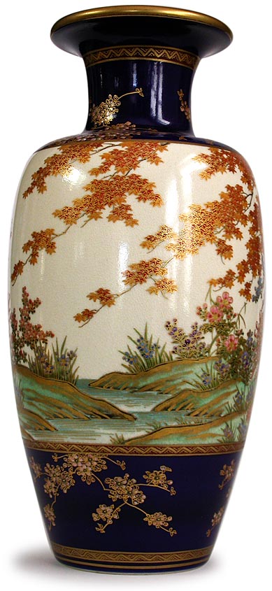 Fuzan Satsuma Vase