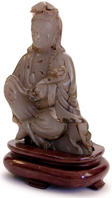 Jade Kuan Yin Statue