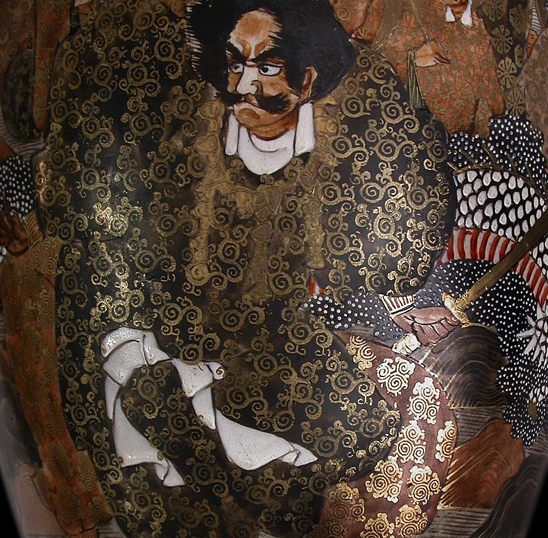 Samurai Satsuma Vase