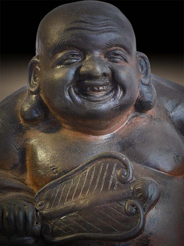 Ko Bizen Budai close up