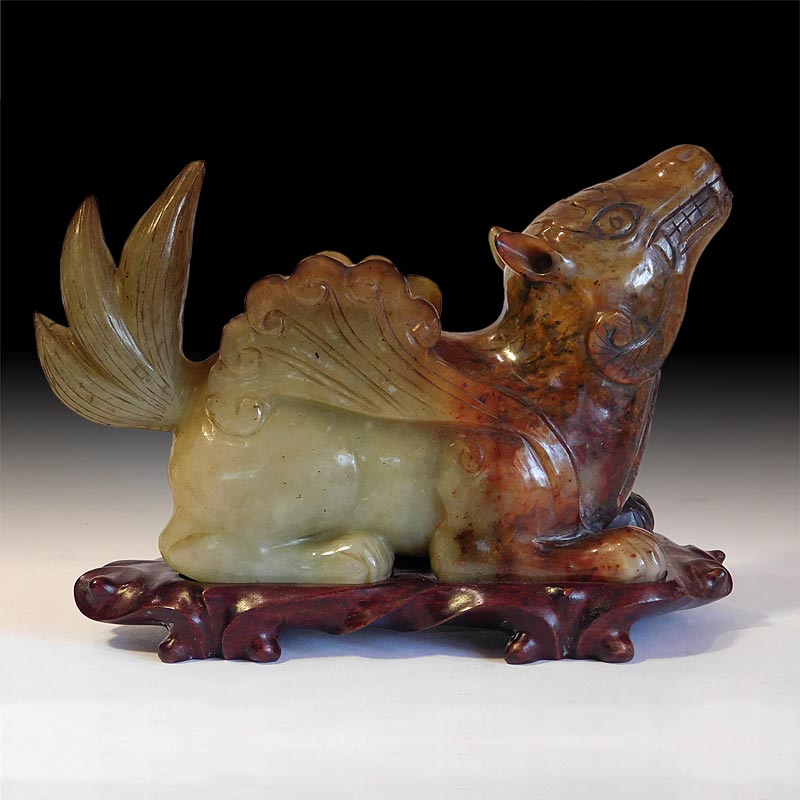 Nephrite Jade Sky Dog