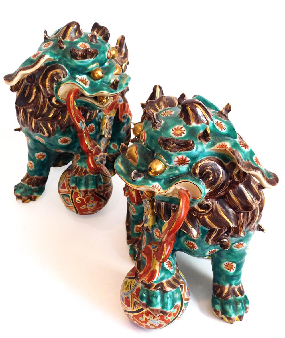 Kutani Shishi Lions Pair