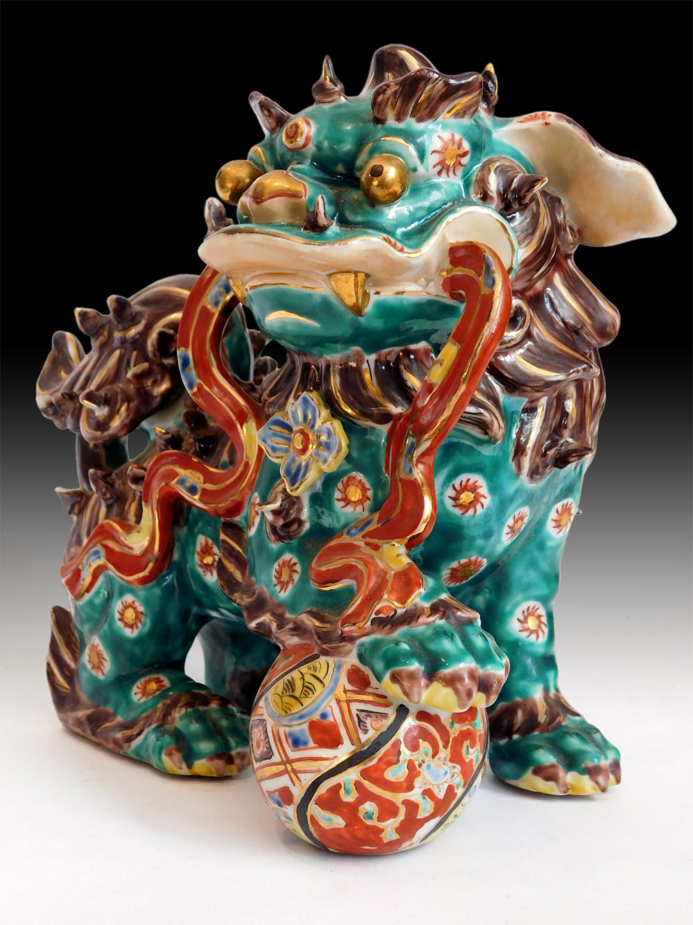 Antique Kutani Komainu