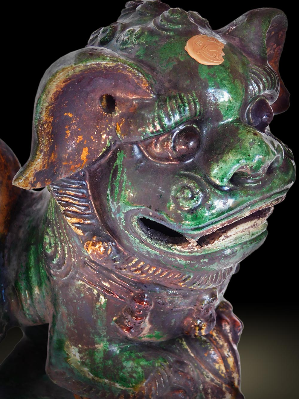 Ceramic Fu Dog roof tile