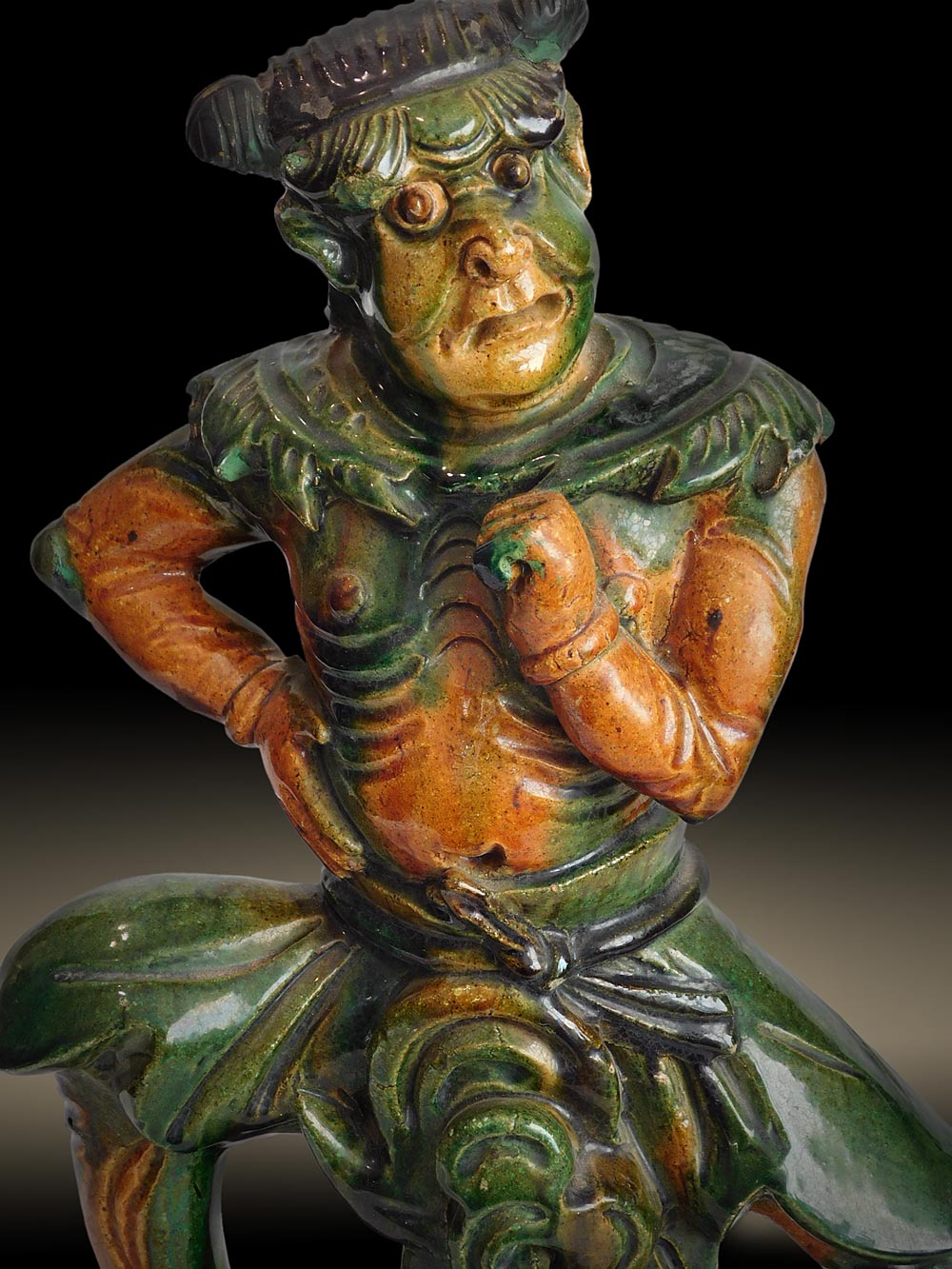 Ceramic Lokapala roof tile