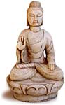 Marble Shakyamuni Statue