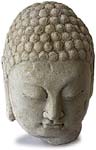 Marble Buddha Head