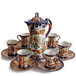Tashiro Antique Kutani Tea Set