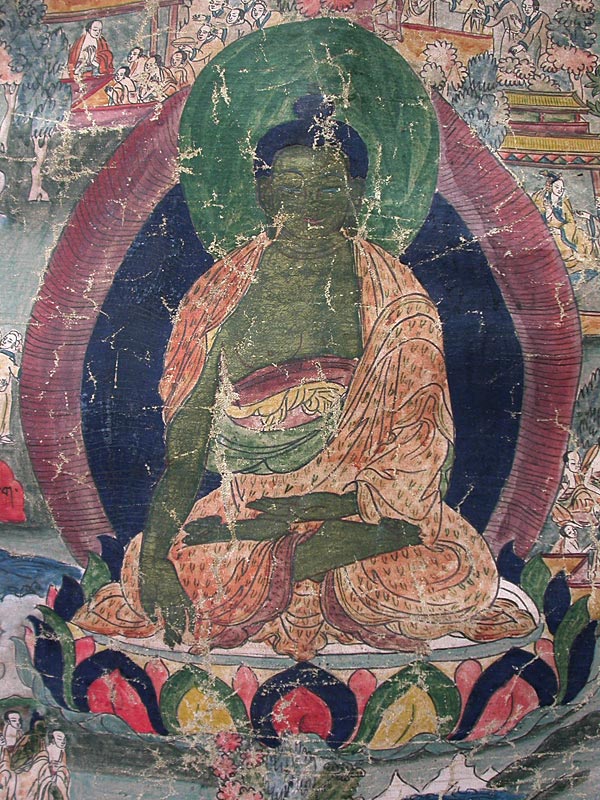 Amoghasiddhi Buddha Thangka
