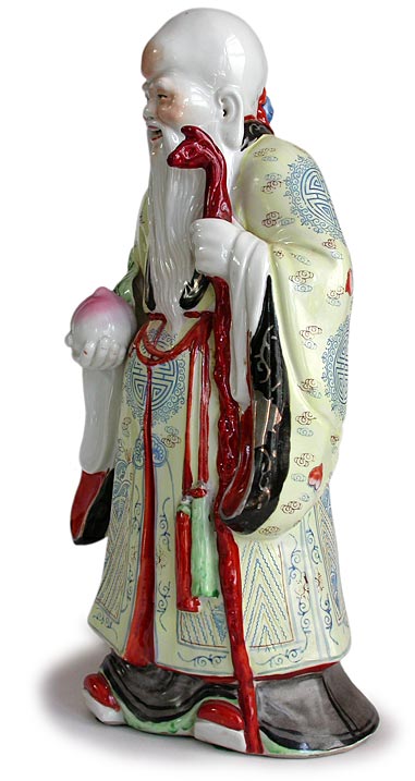 Porcelain Longevity Buddha