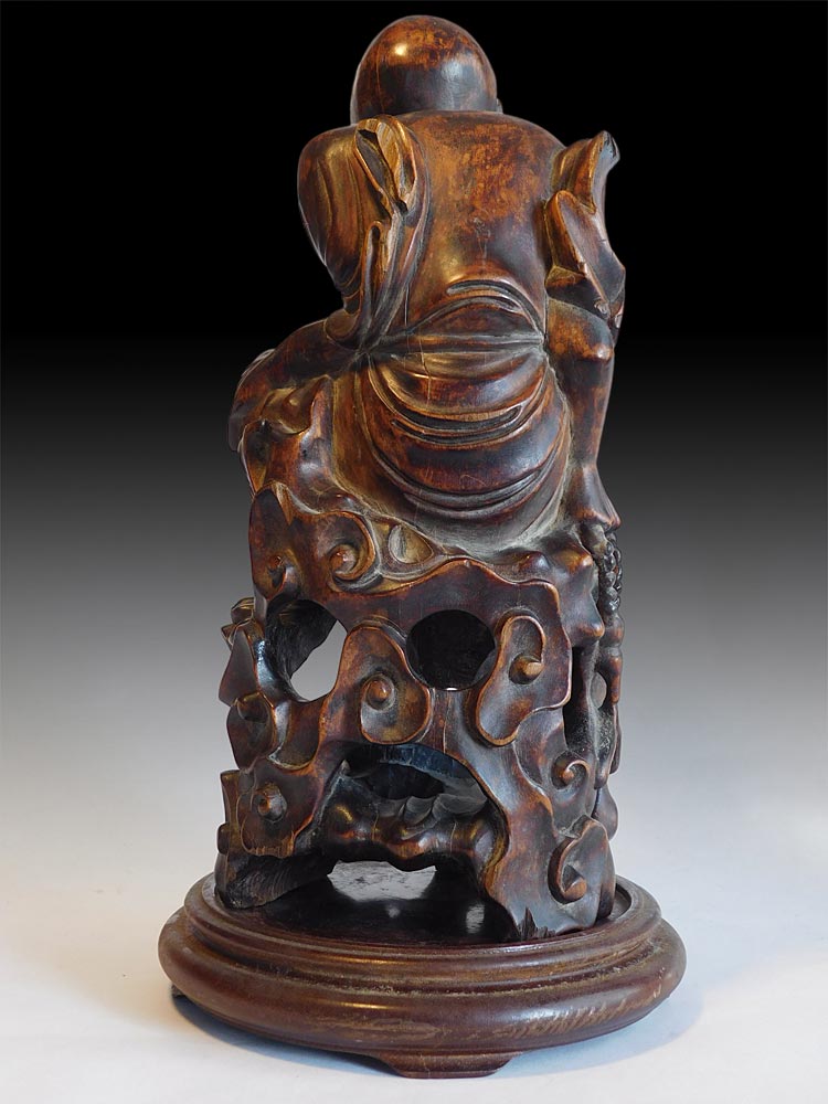 Luohan Arhat Boxwood Carving