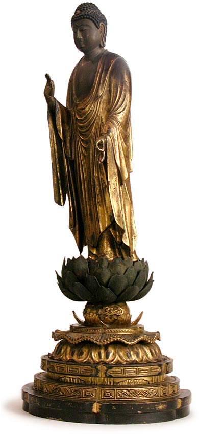 Amida Wood Statue