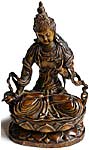 Avalokiteshvara Wood Carving