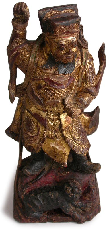 Gilt Wood Dharmapala