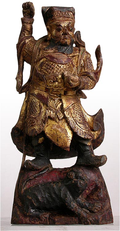 Qing Dharmapala Statue