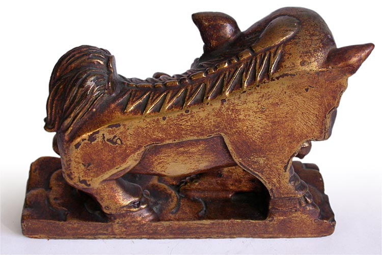 Foo Dog Bookends back 