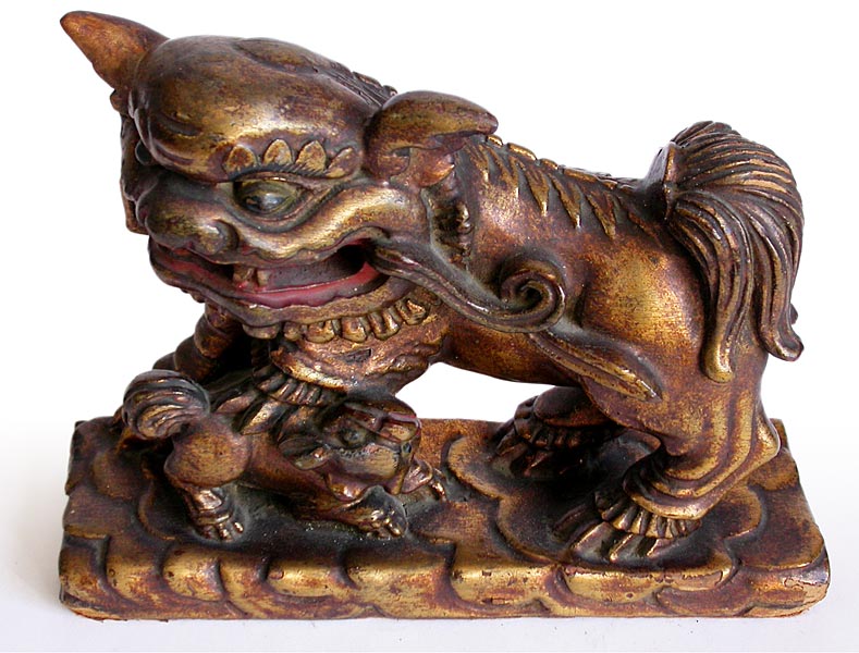 Guardian Lion Bookends Rt 