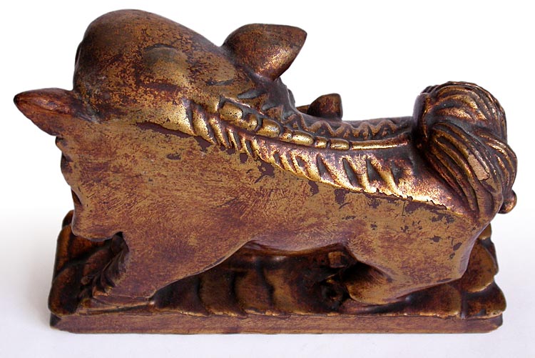 Foo Dog Bookends back 